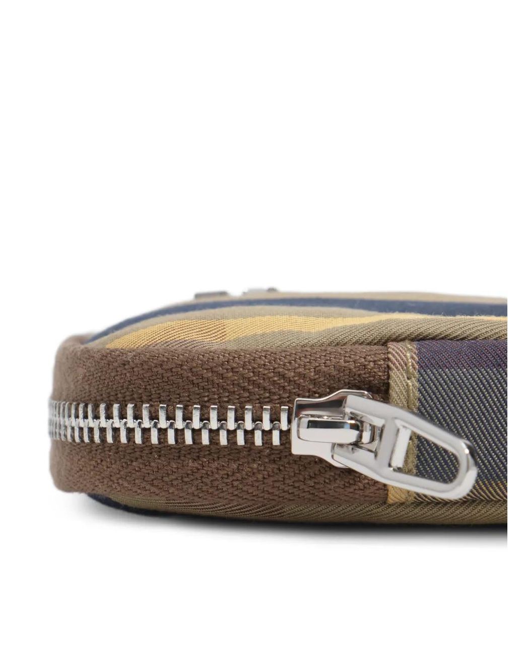 Bimba Y Lola Gray Porte-Monnaie À Motif Tartan Kaki