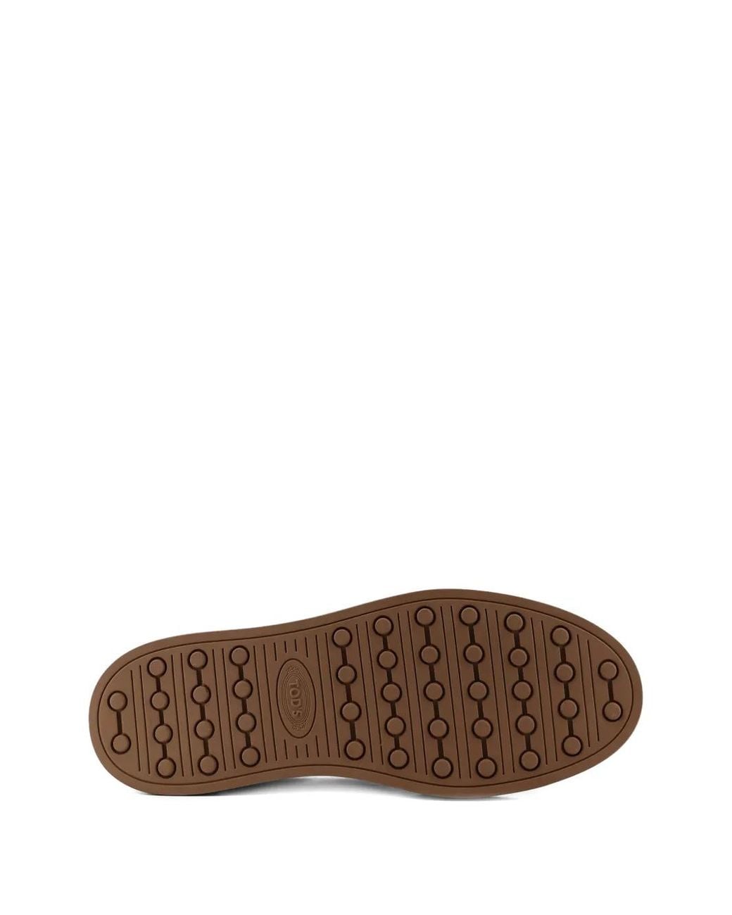 Tod's Brown Leather Sneakers for men