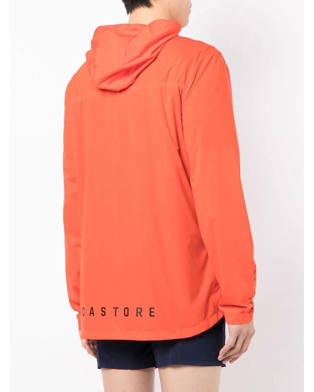 Castore Orange Veste À Logo Imprimé for men