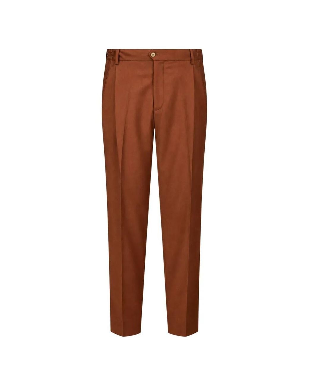 Briglia 1949 Brown Tailored Trousers for men
