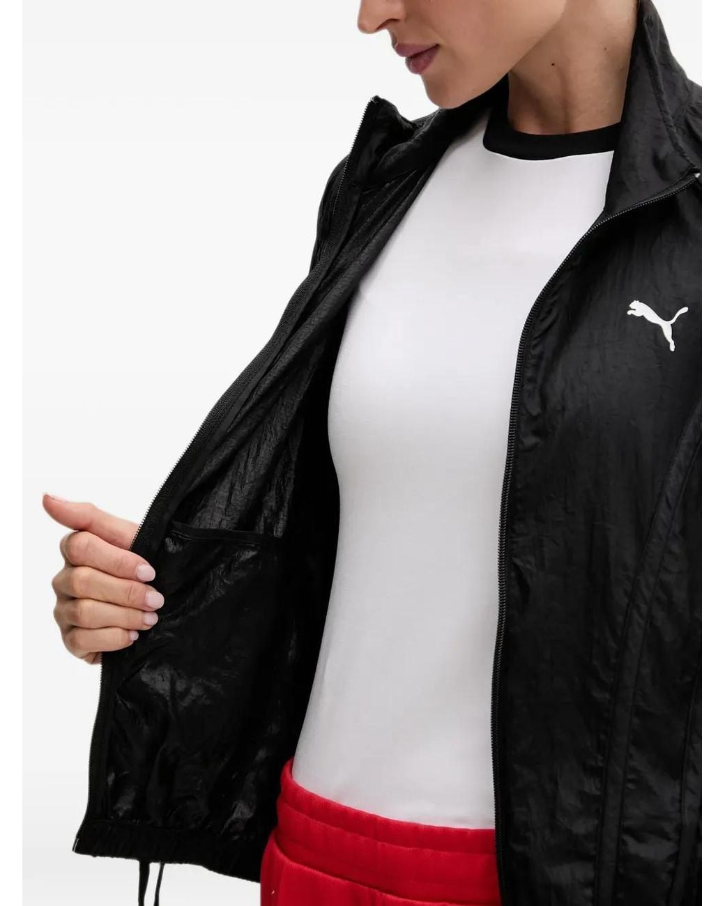 PUMA Black Dare To Oversized Woven Jacket