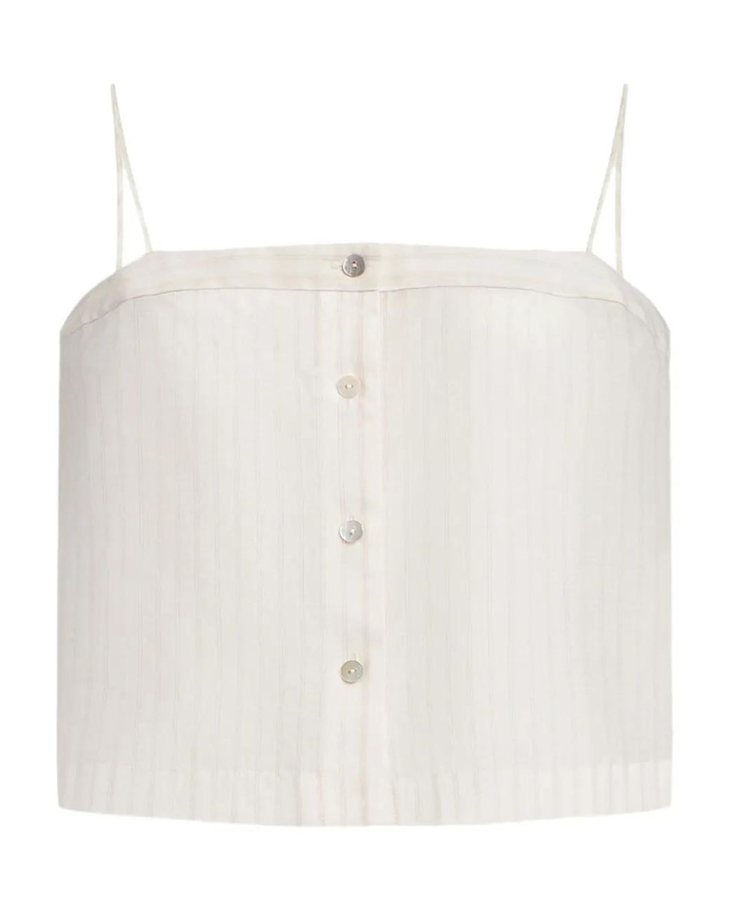 12 STOREEZ White Pinstripe Blouse