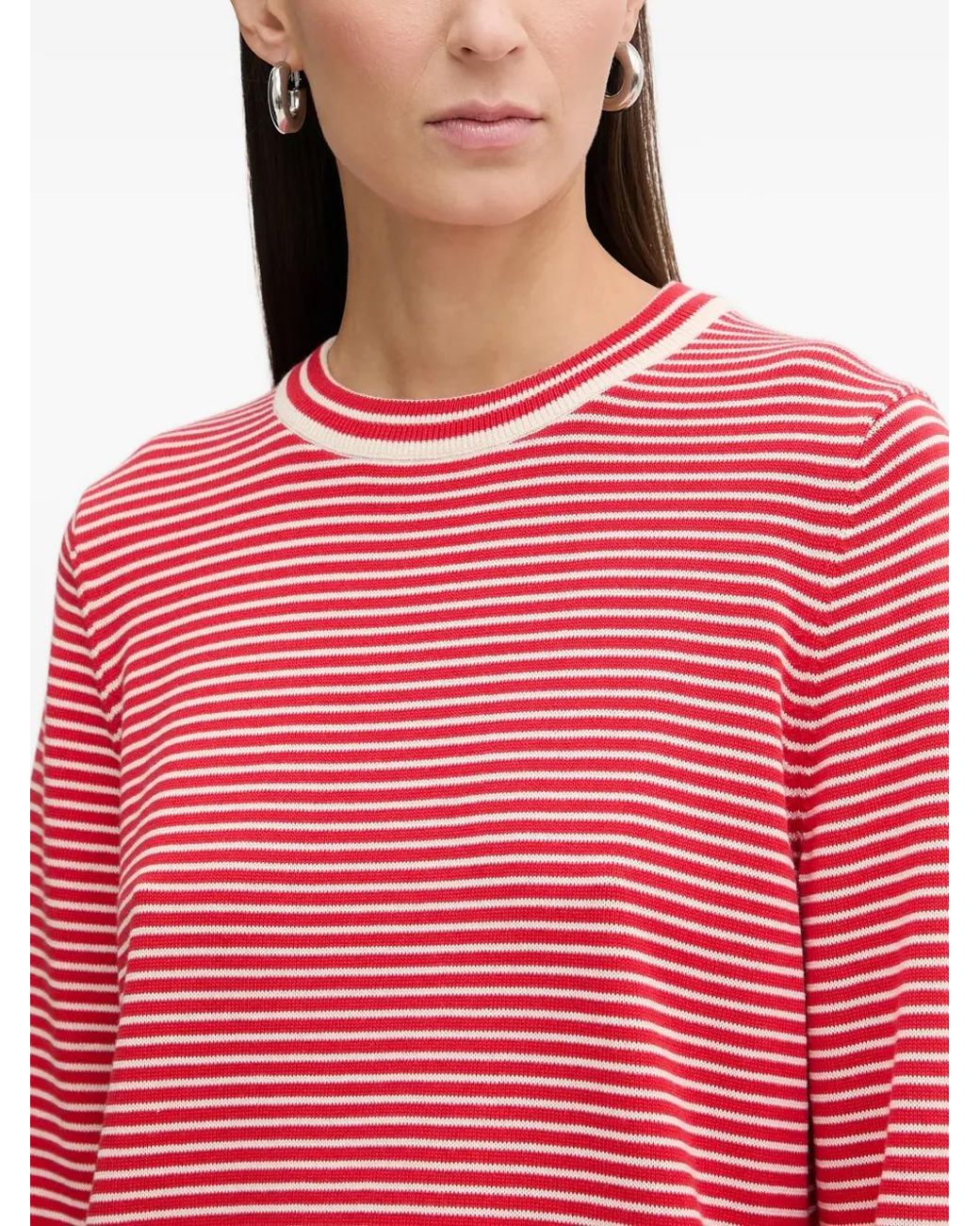 Pull À Rayures Marc O' Polo en coloris Red