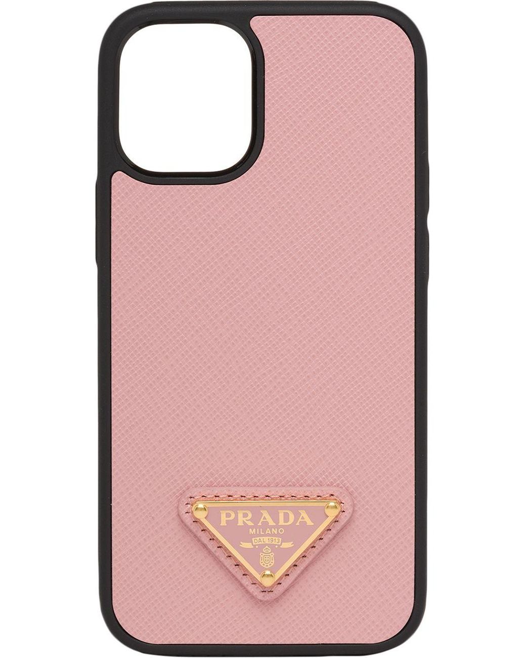 Prada // Neon Pink Triangle Logo Laptop Case – VSP Consignment