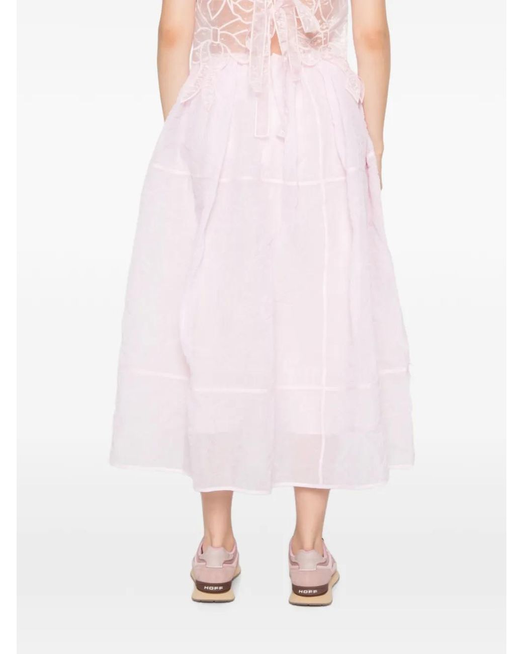 CECILIE BAHNSEN Pink Fuana Skirt