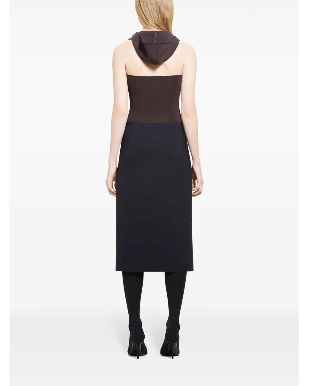Courreges Purple Hooded Bodysuit