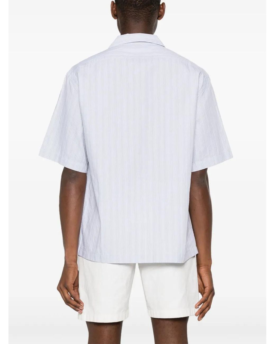 Camisa A Rayas Barena de hombre de color White