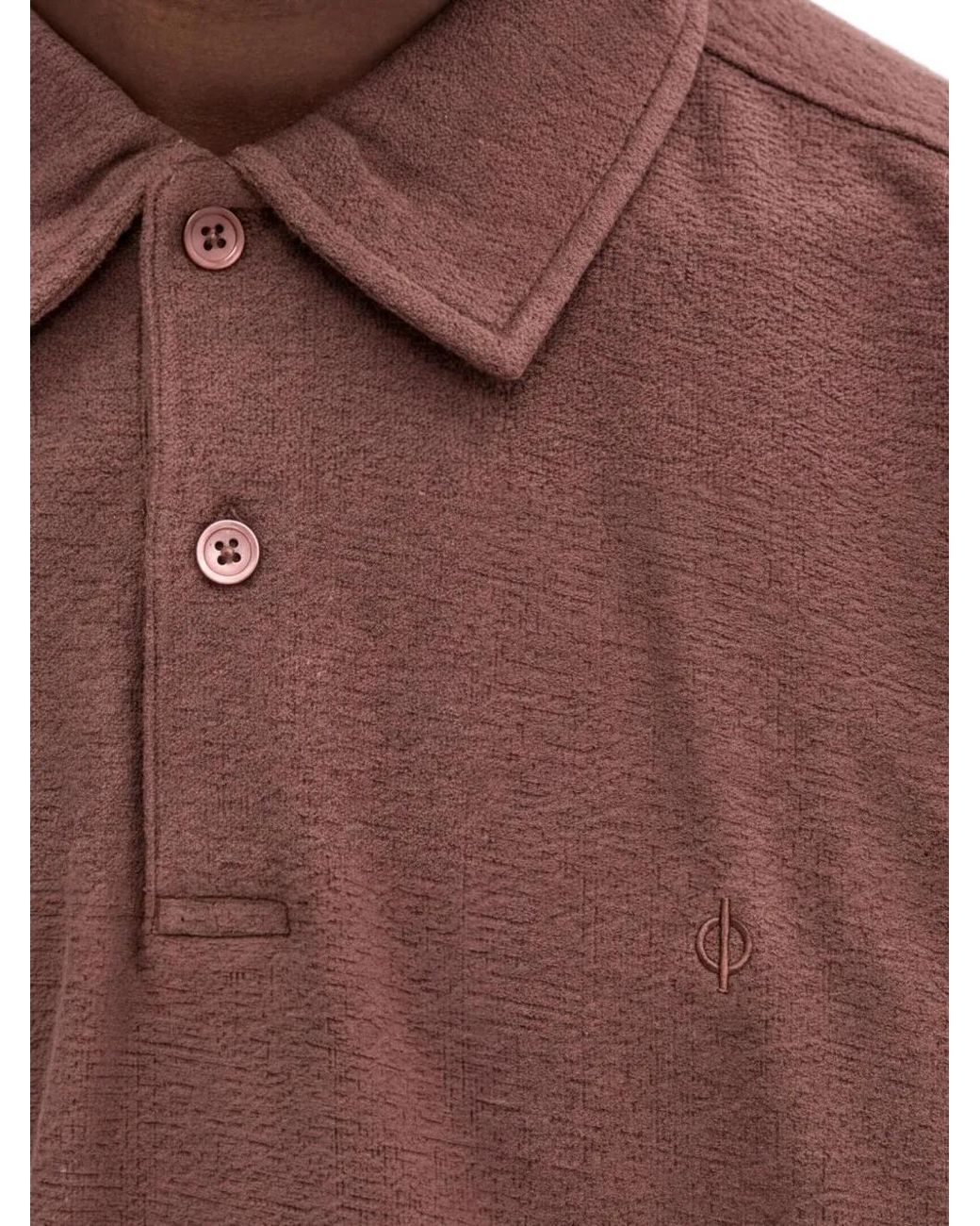 Samsøe & Samsøe Red Short-Sleeve Polo Shirt for men