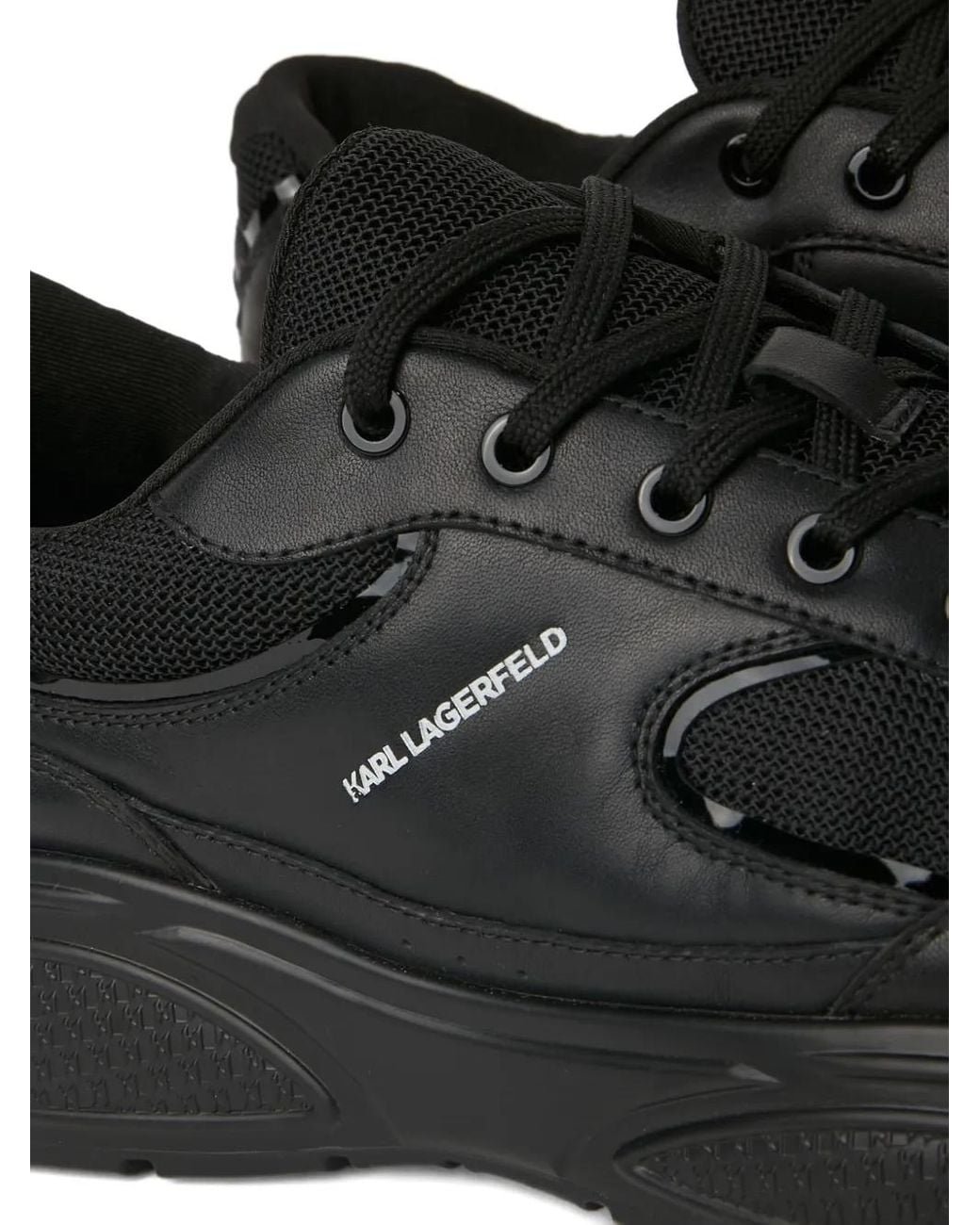 Karl Lagerfeld Black Vesta Trainers for men