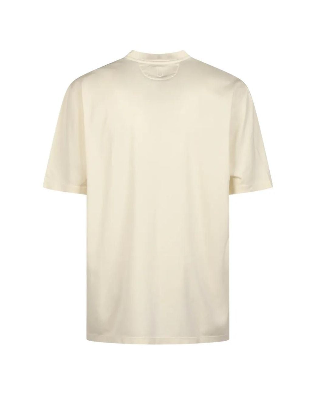 Canali White Crew-Neck T-Shirt for men