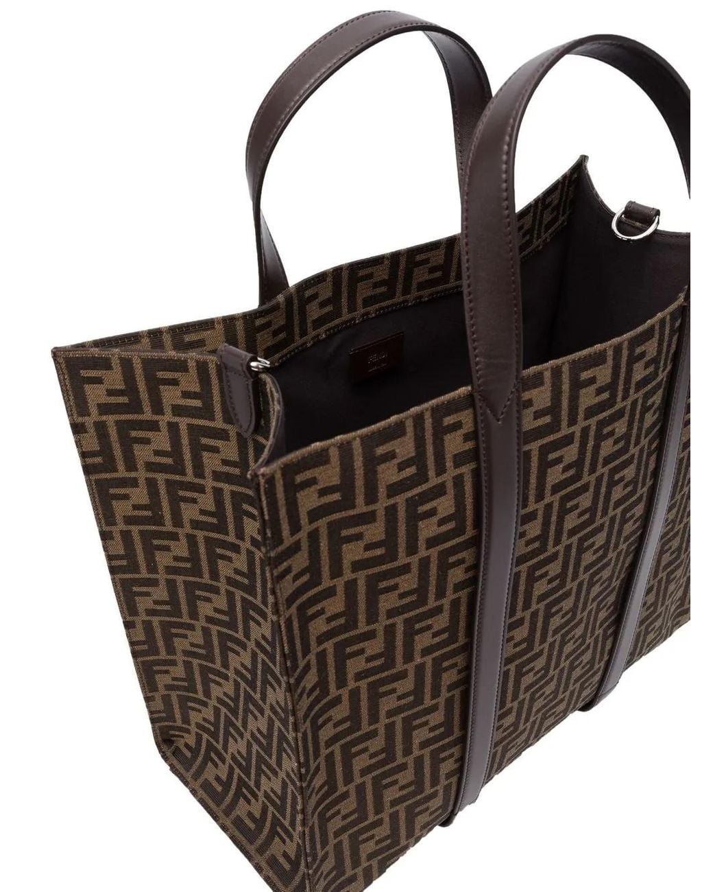 Fendi Shopper Mit Ff-Jacquardmuster in Brown für Herren