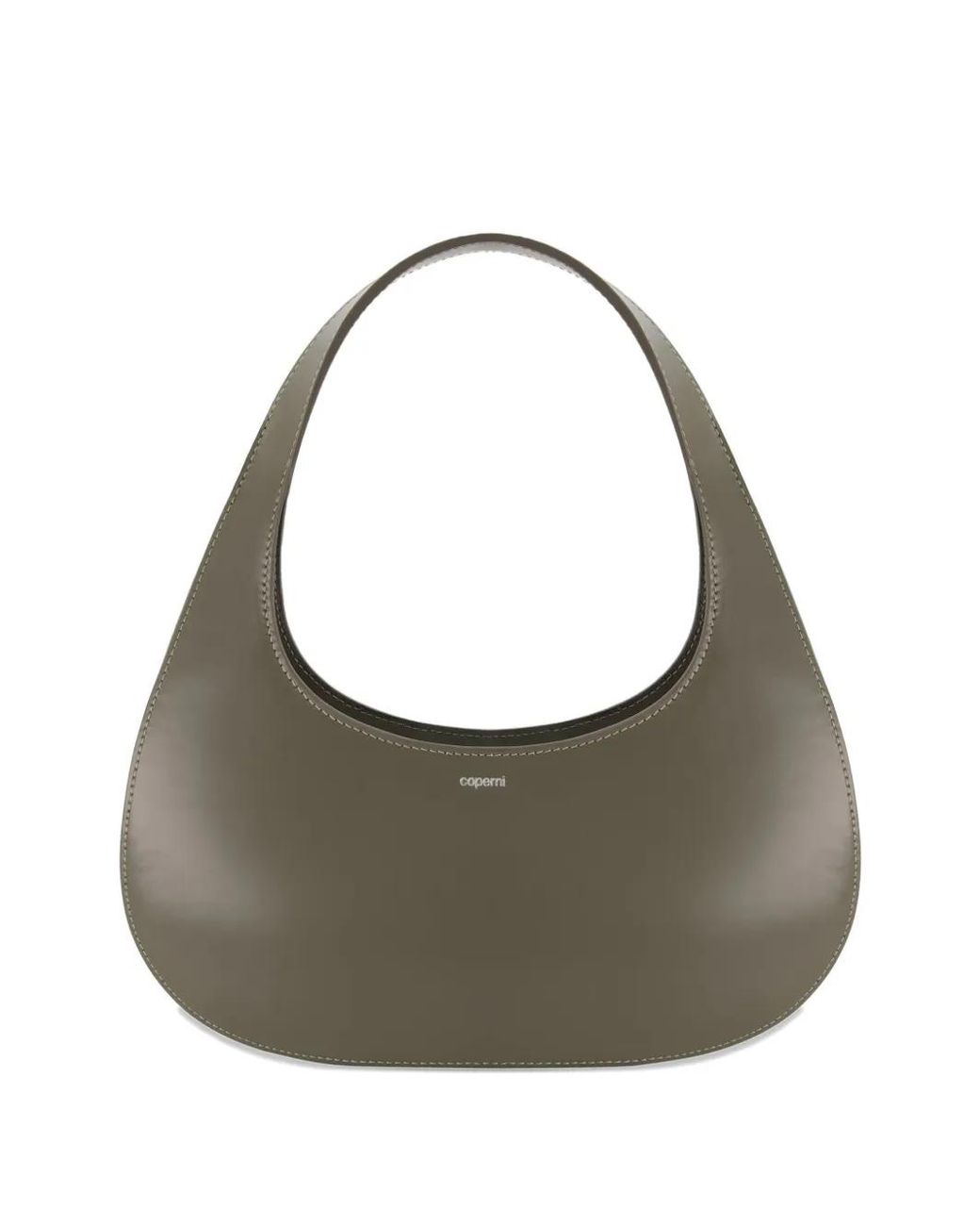 Coperni Gray Slim Swipe Leather Shoulder Bag