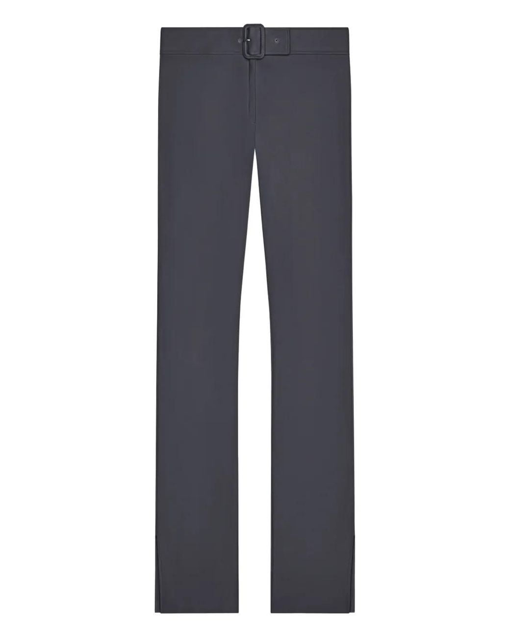 Courreges Blue Buckle Tech Jersey Pants