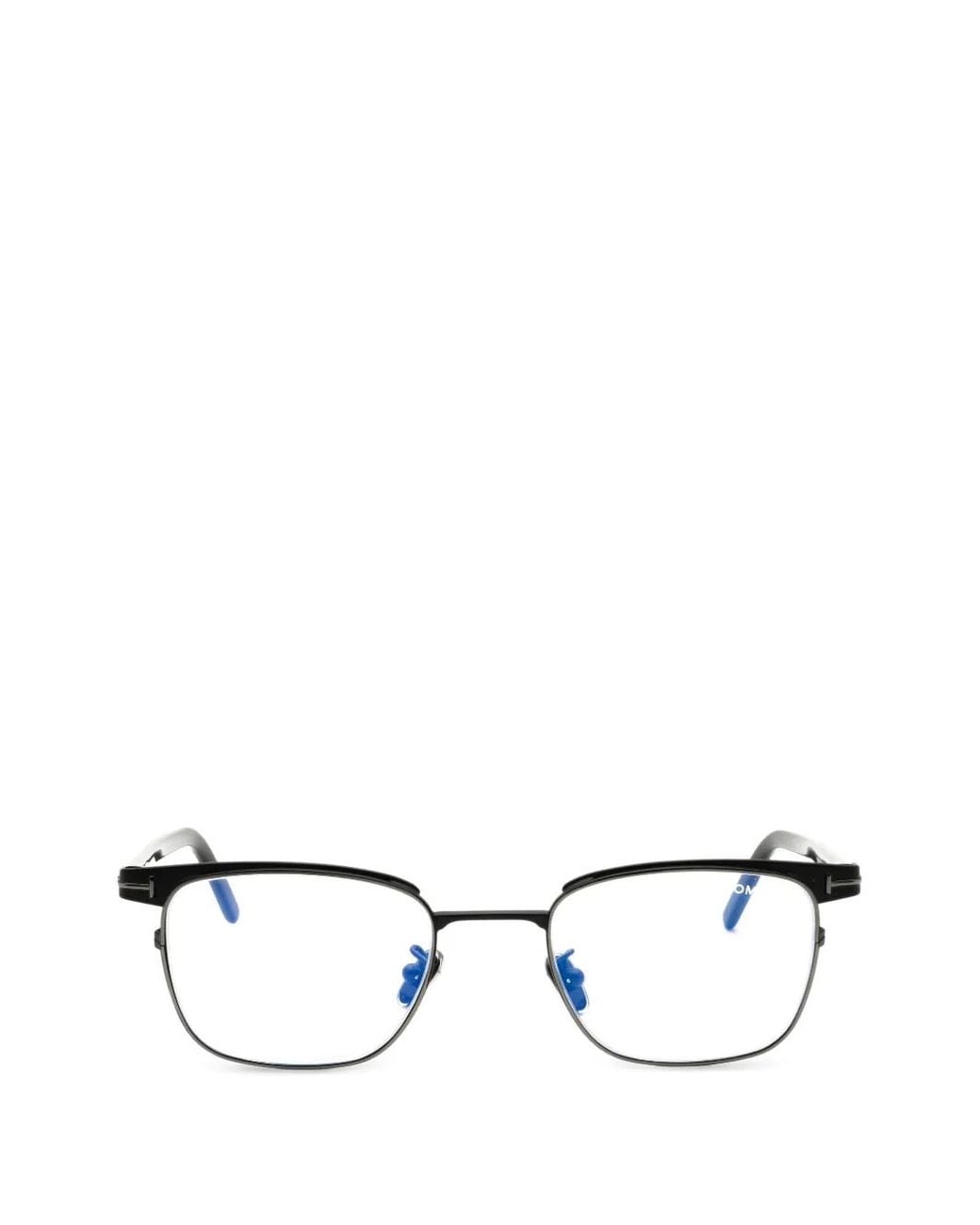 Tom Ford White Rectangle-Frame Glasses for men