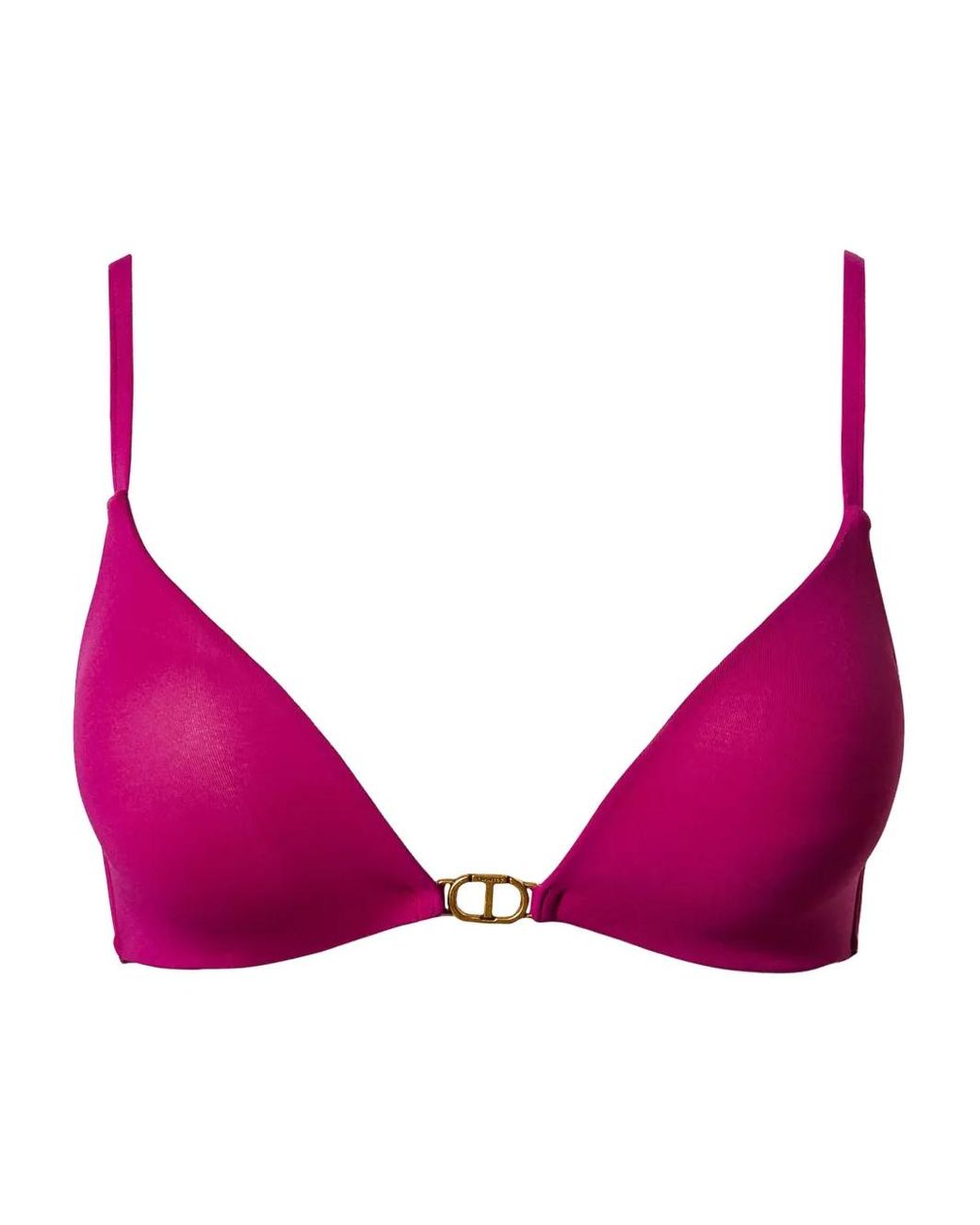 Twinset Pink Oval T Padded Bikini Top