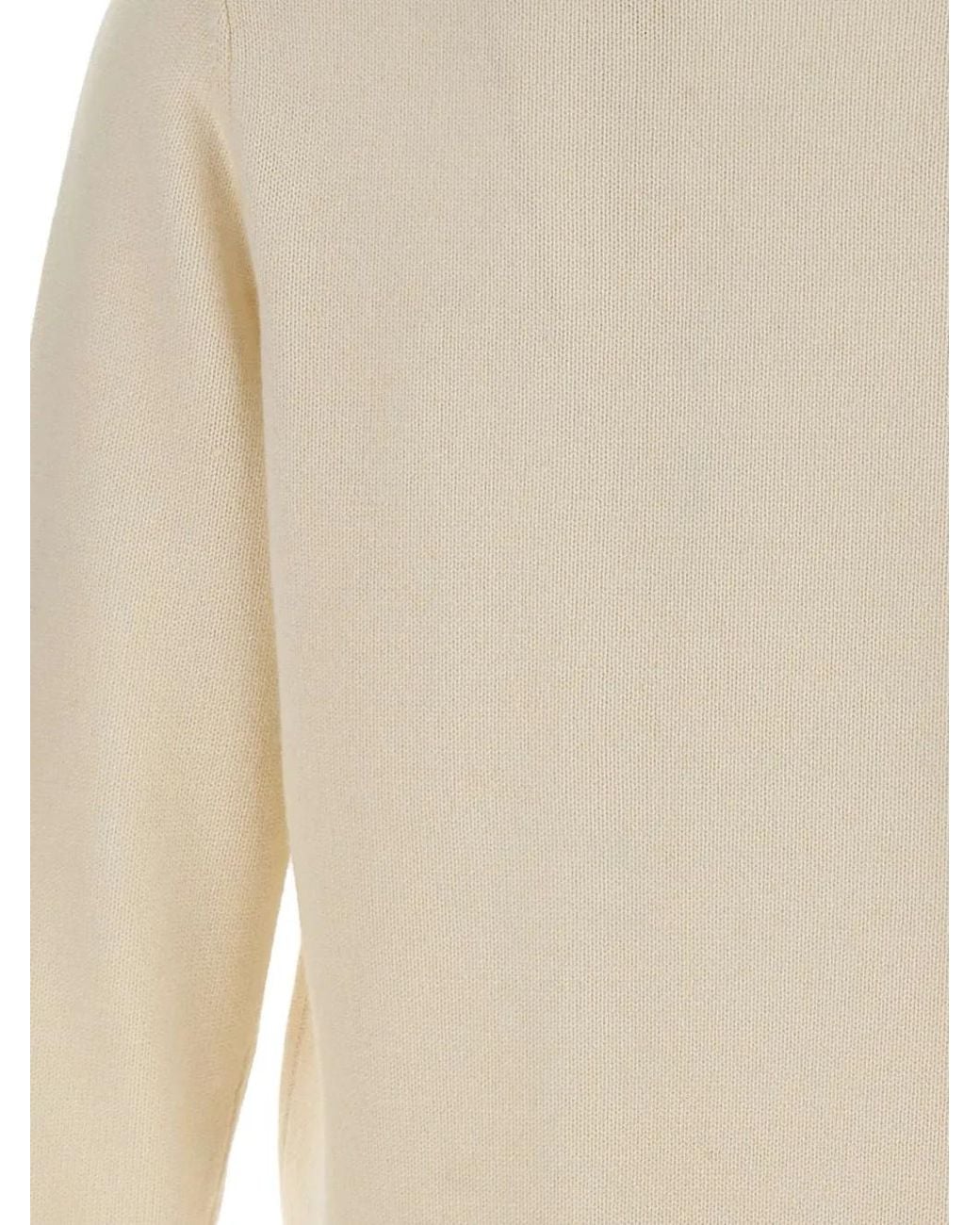 Mc2 Saint Barth White "Heron Print" Sweater for men