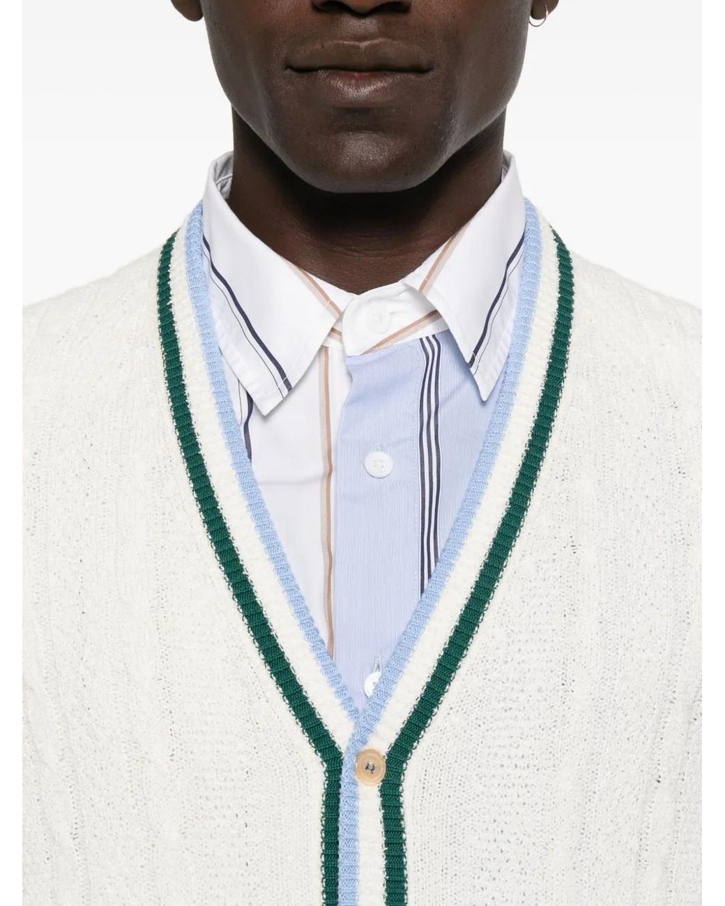 Chaleco Tipo Jersey Con Botones GALLIA de hombre de color Multicolor