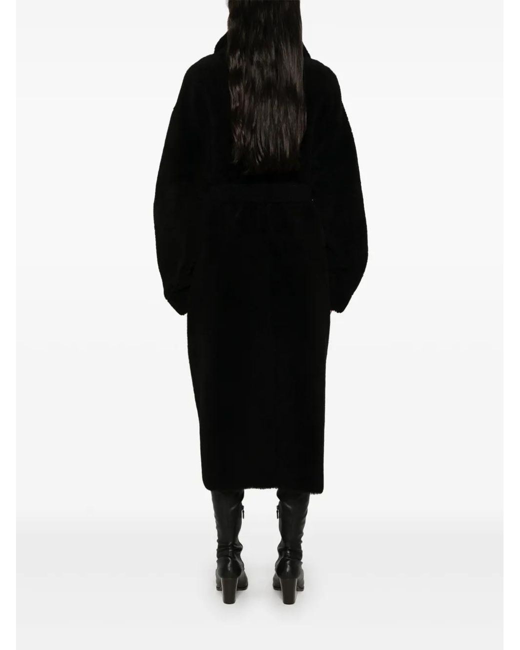 Manokhi Black Myah Coat