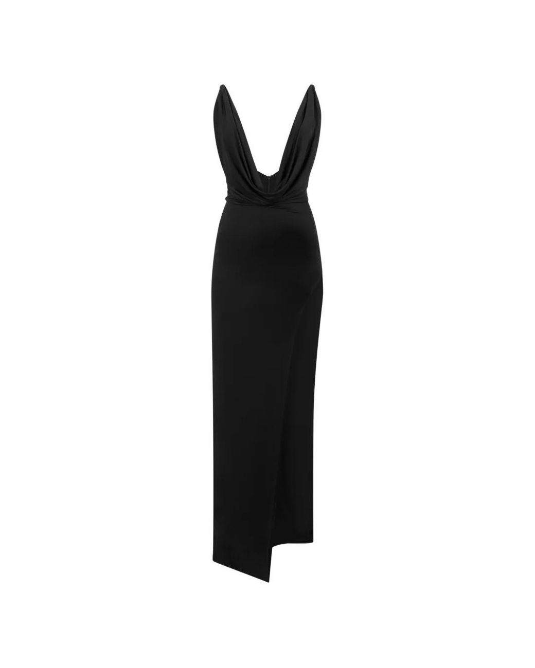 Philipp Plein Black Long Dress Signature