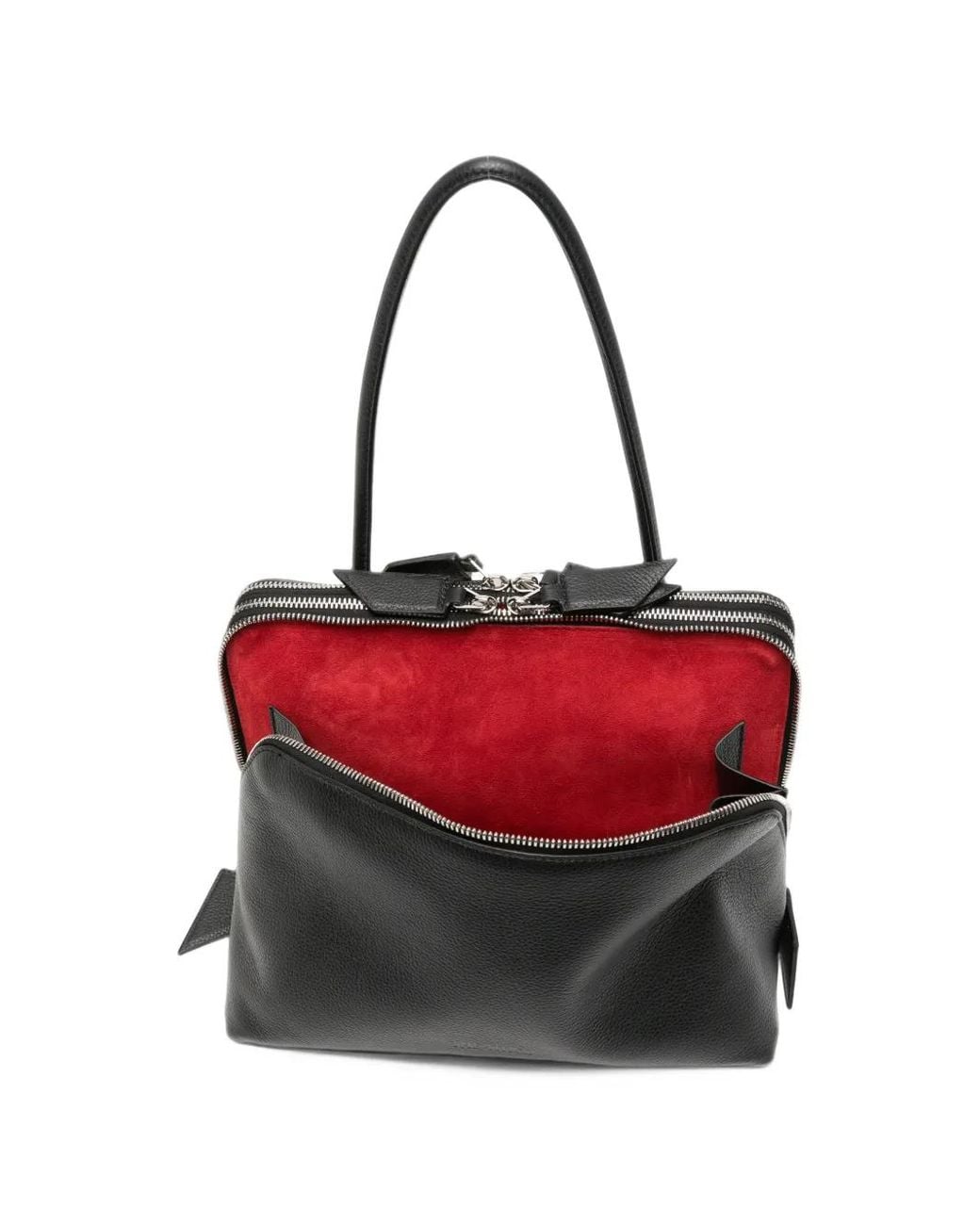 The Attico Black 'L'Altra Di Milano' Shoulder Bag