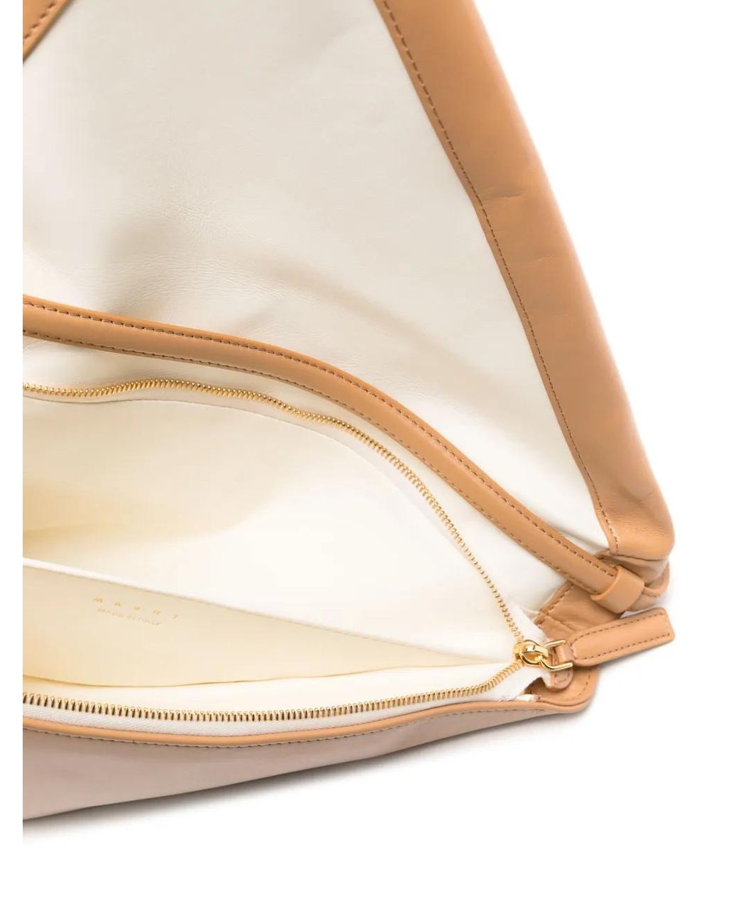 Marni Natural Prisma Triangle Shoulder Bag