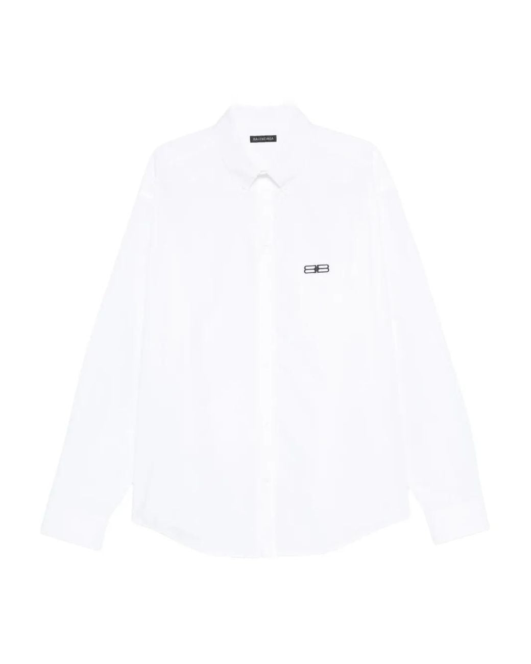 Balenciaga White Silk Nylon Blend for men