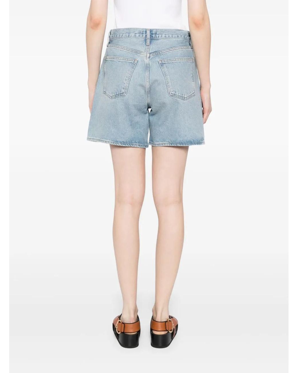 Agolde Dame Shorts in het Blue