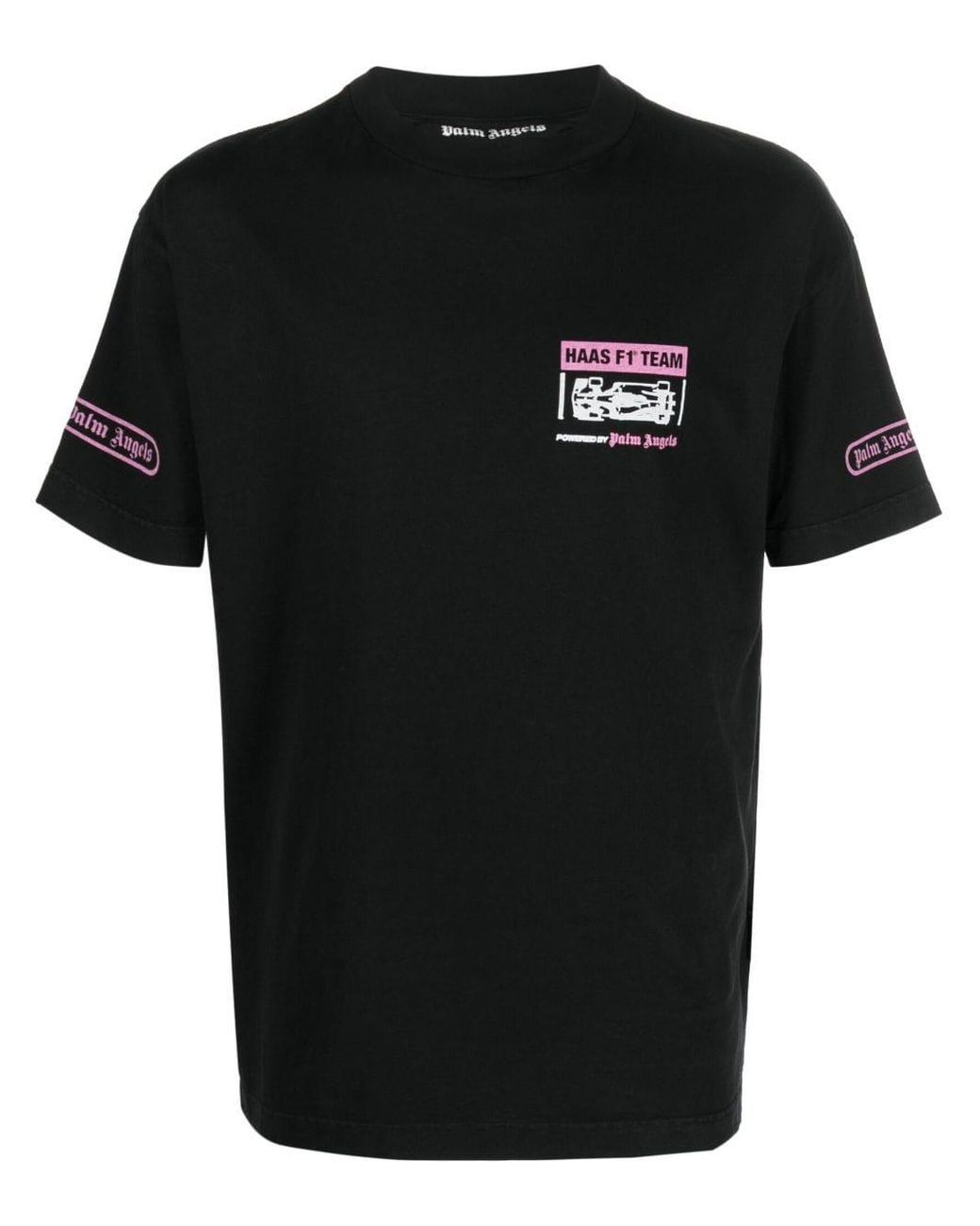 Palm Angels x Haas MoneyGram Team Racing Monogram Sweatshirt - Farfetch
