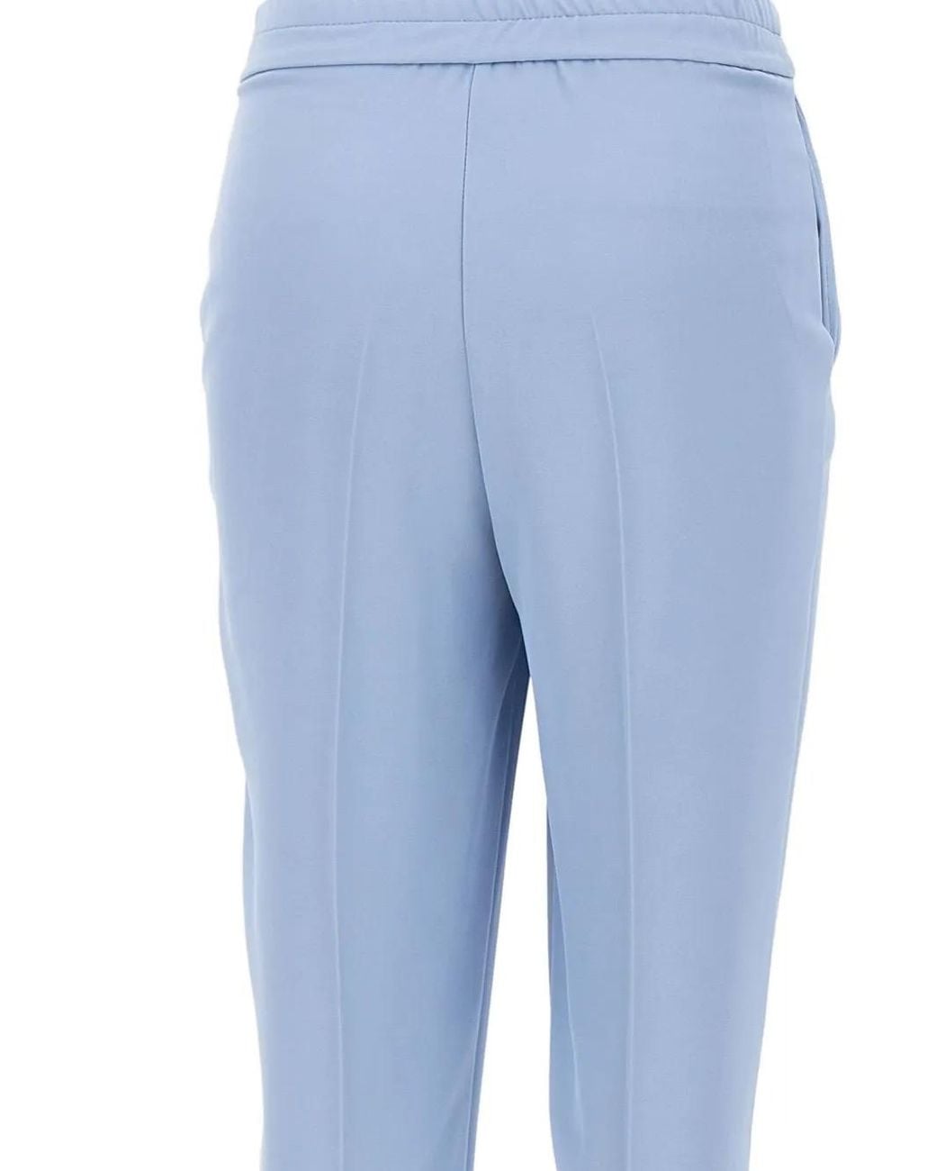 Kaos Blue Elasticated Back Crease Trousers