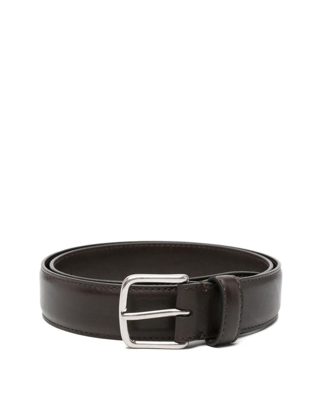 The Row Black Classic Leather Belt