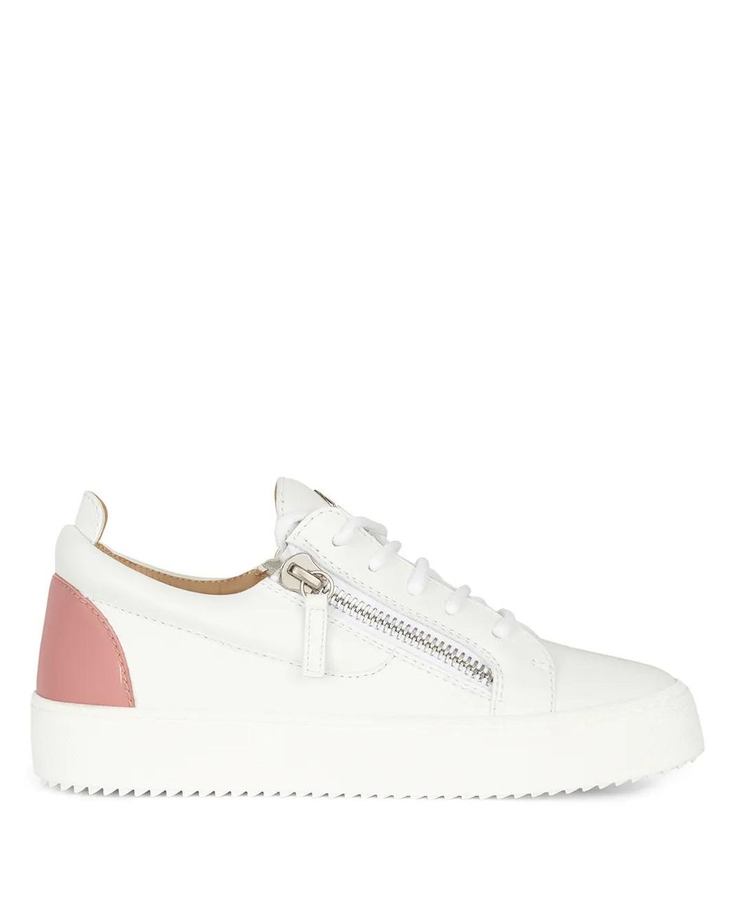 Giuseppe Zanotti White Gail Low-Top Sneakers