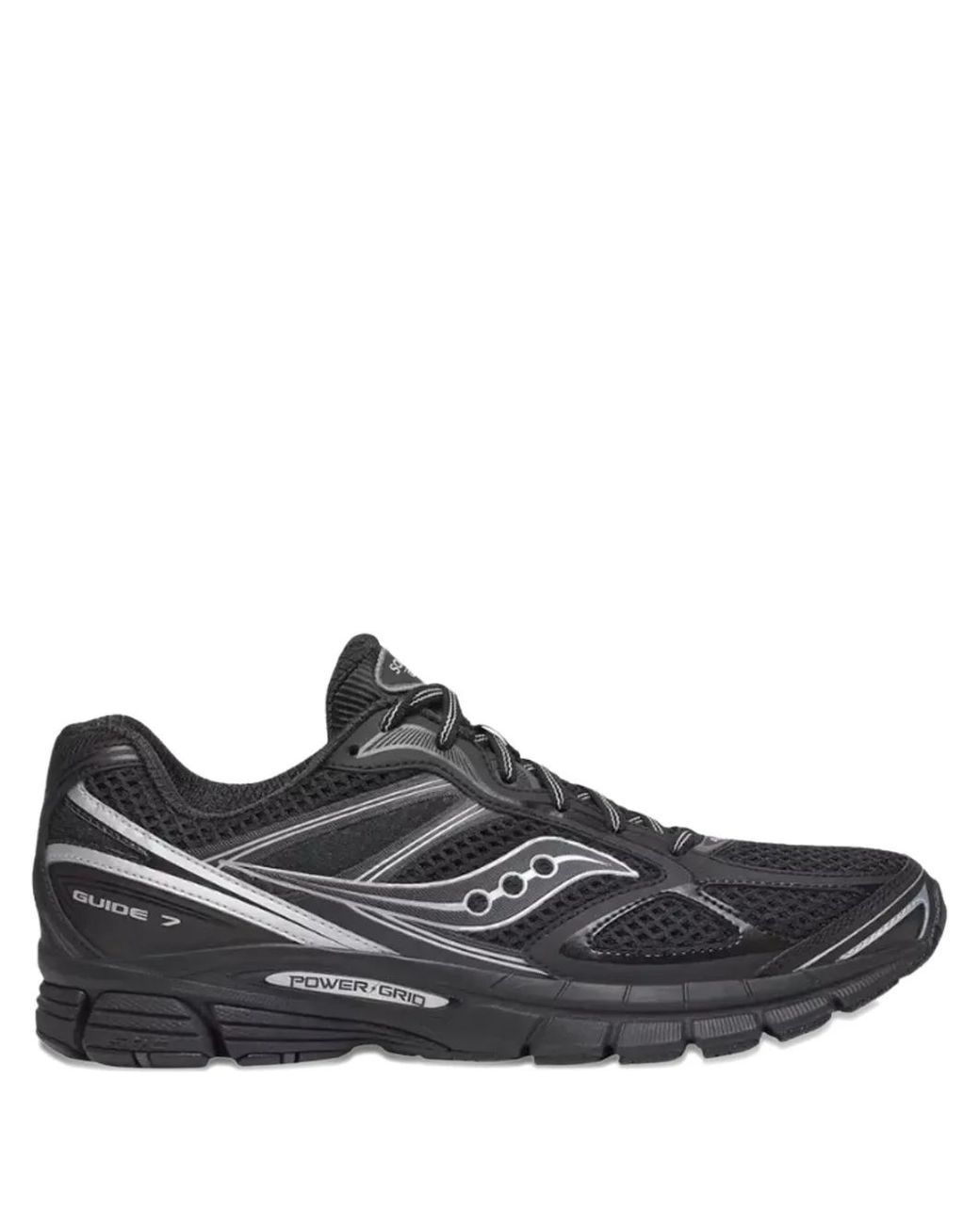 Baskets Progrid Guide 7 Saucony pour homme en coloris Black