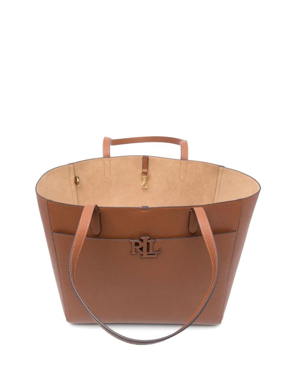 Ralph Lauren Brown Cameryn Tote Bag