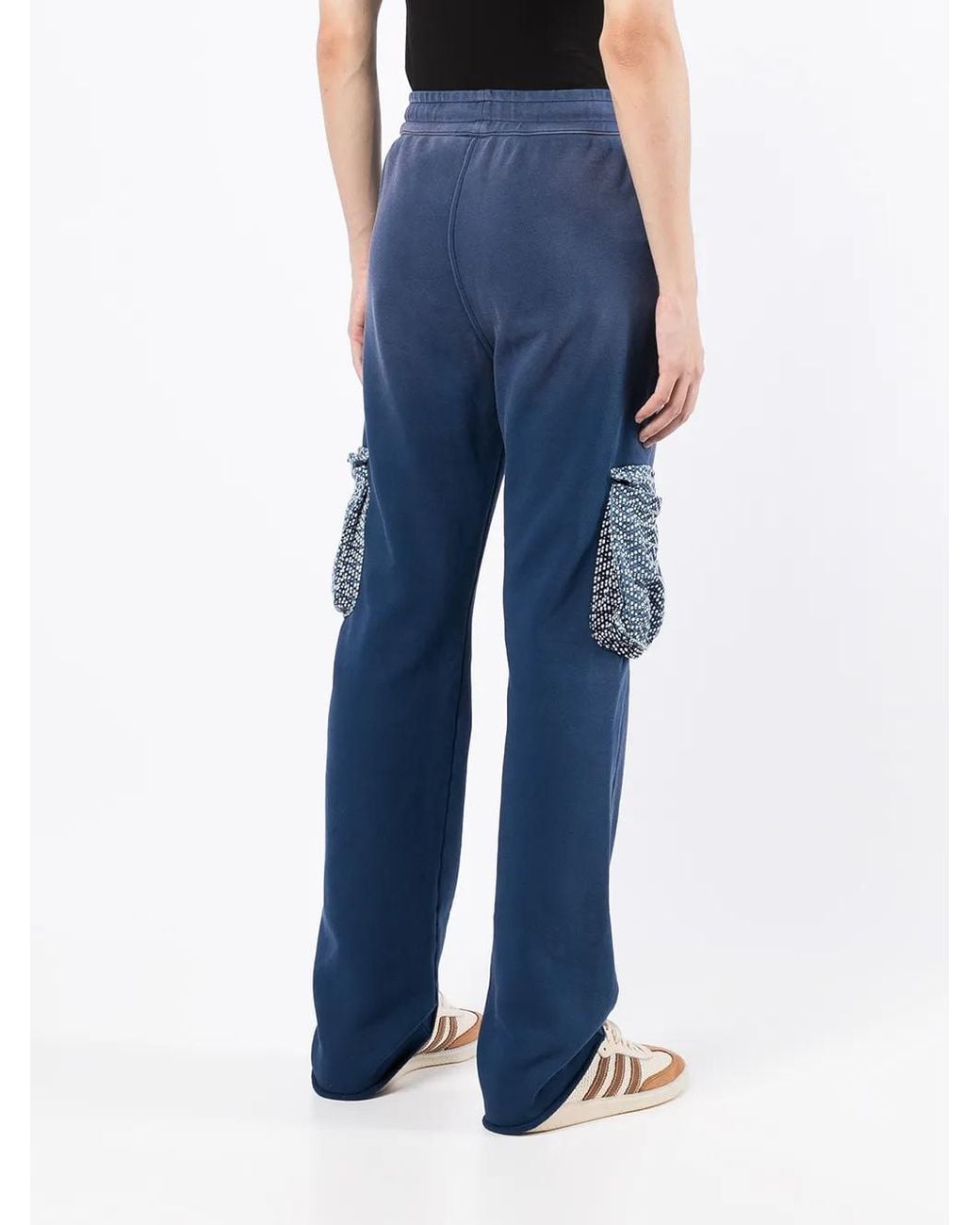 Alchemist Joggingbroek Met Gerafelde Afwerking in het Blue voor heren