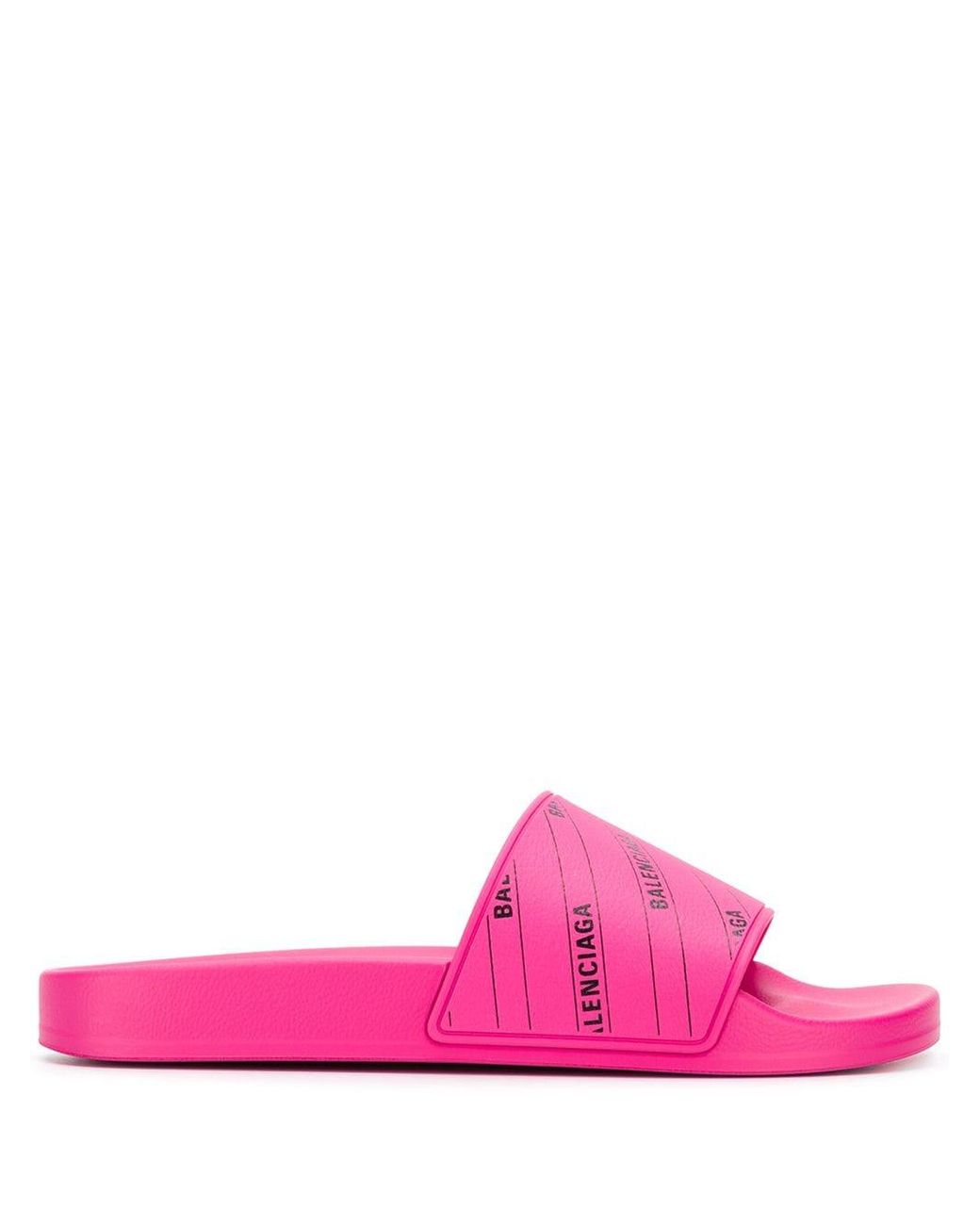 pink balenciaga slides