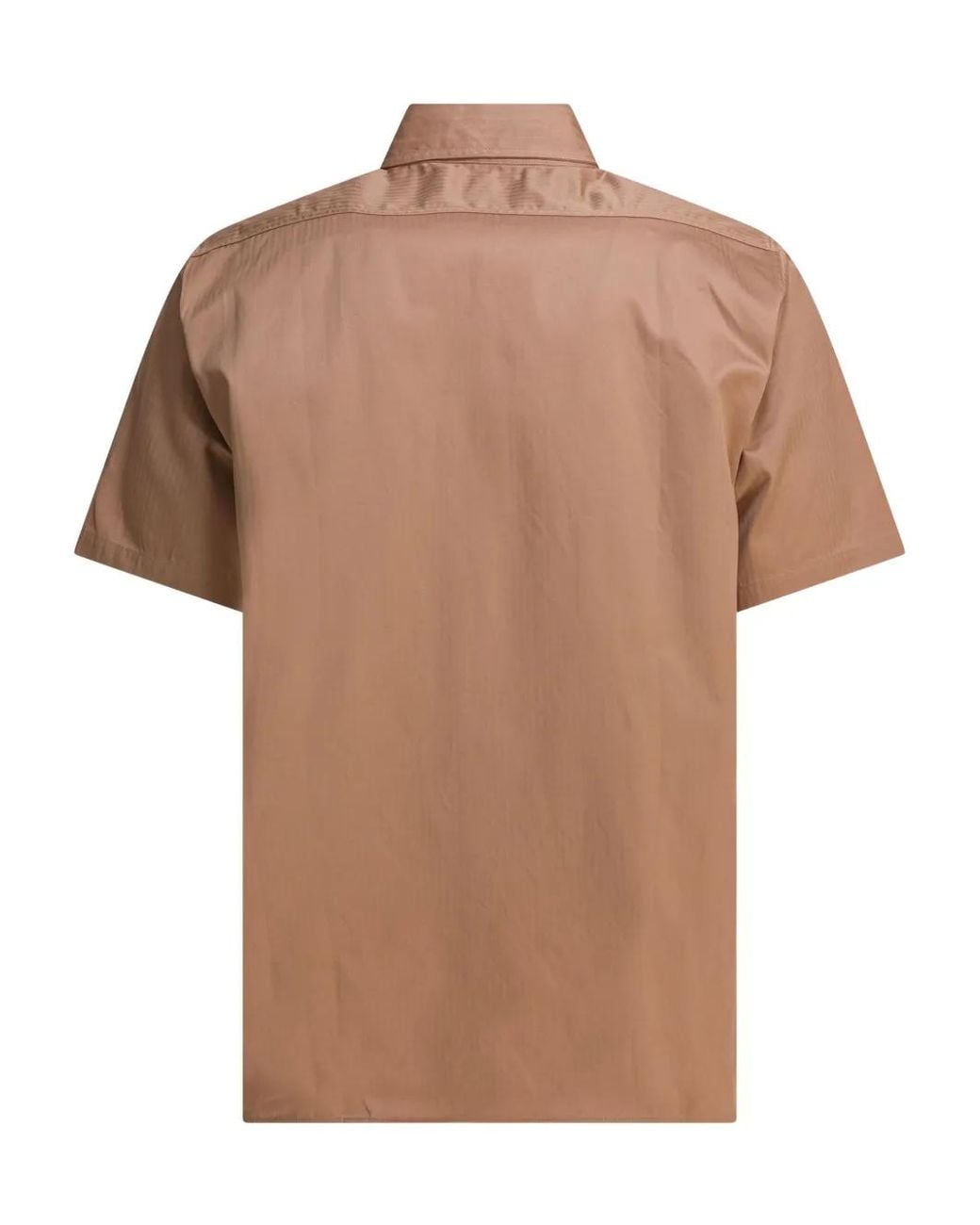 Buzz Rickson's Brown Buttoned-Pocket Cotton Shirt for men