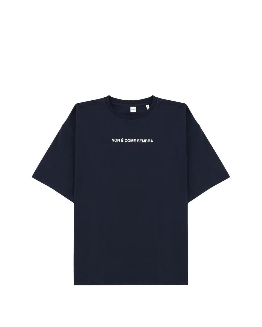 Aspesi Blue Crew-Neck T-Shirt for men