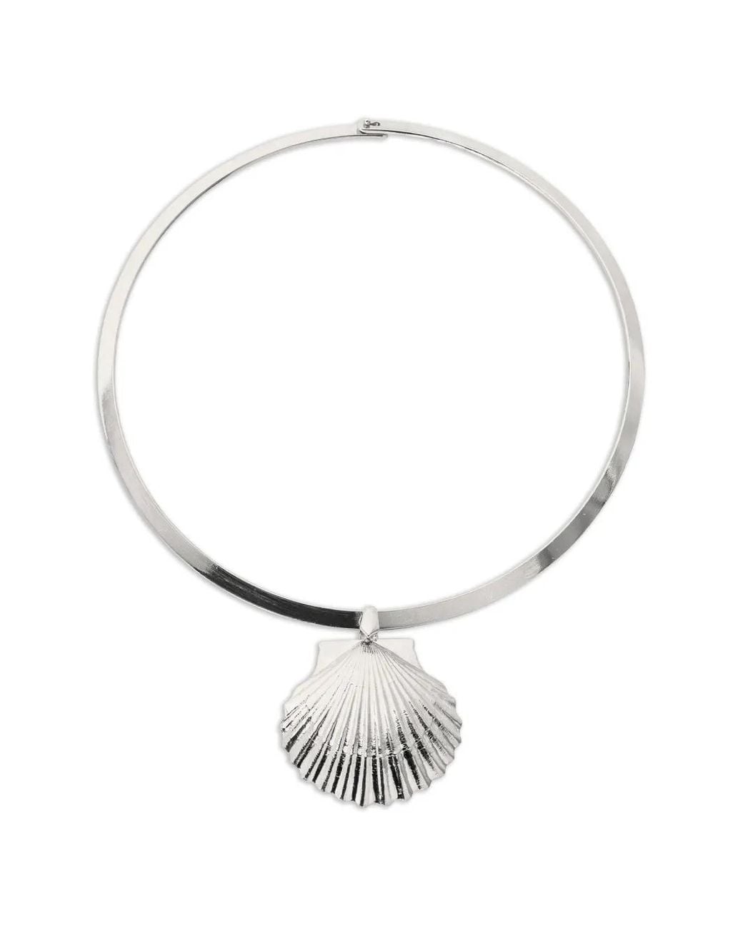 Jennifer Behr White Dune Shell-Pendant Necklace