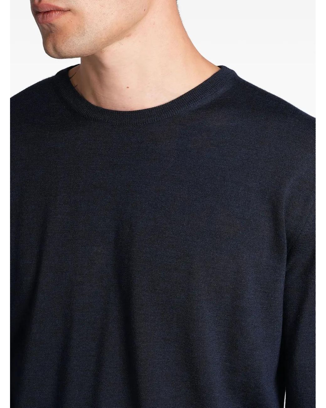 Barena Blue Round-Neck Sweater for men