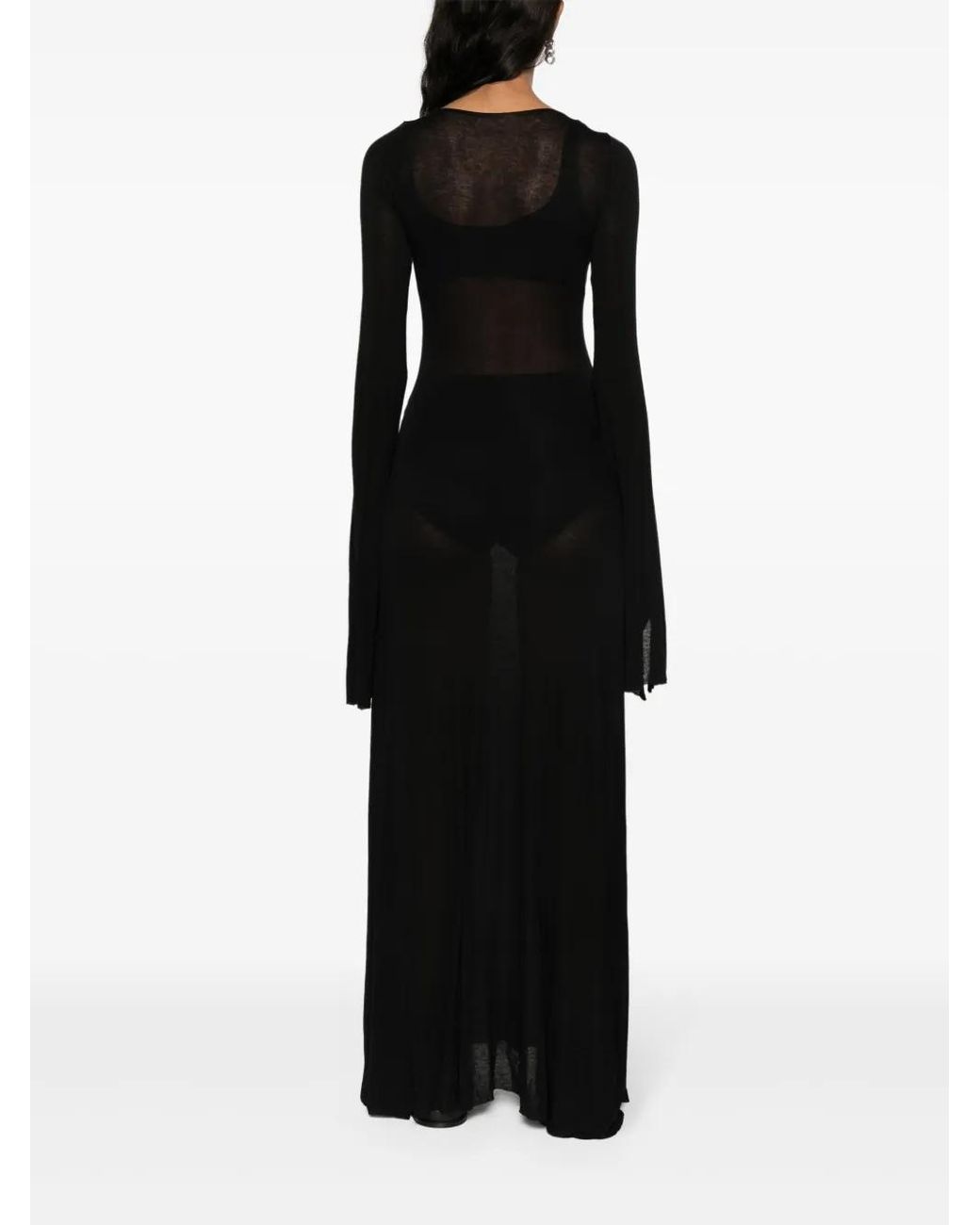 MANURI Black Nina Maxi Dress