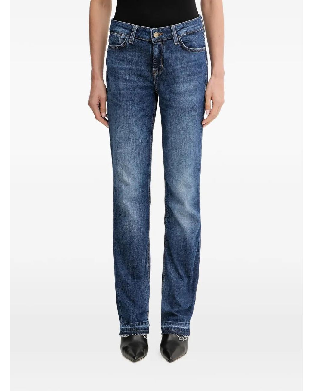 Guess Straight Jeans in het Blue