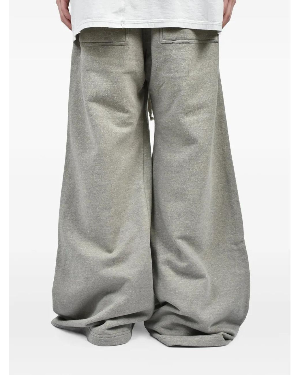 Rick Owens Gray Geth Belas Track Pants for men