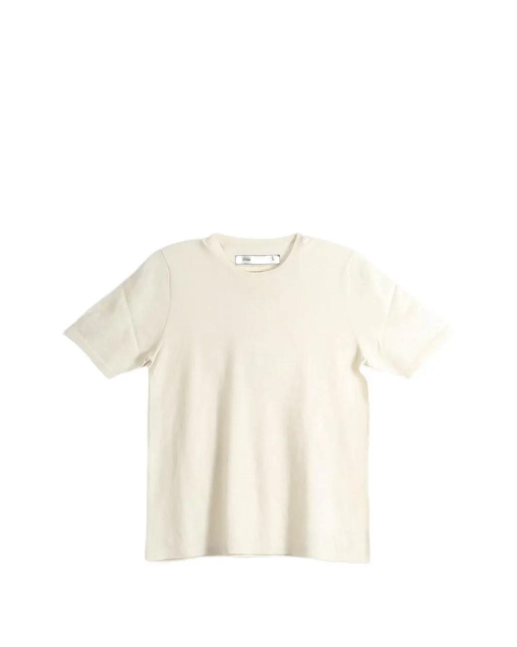 Frenckenberger White Fine-Knit T-Shirt