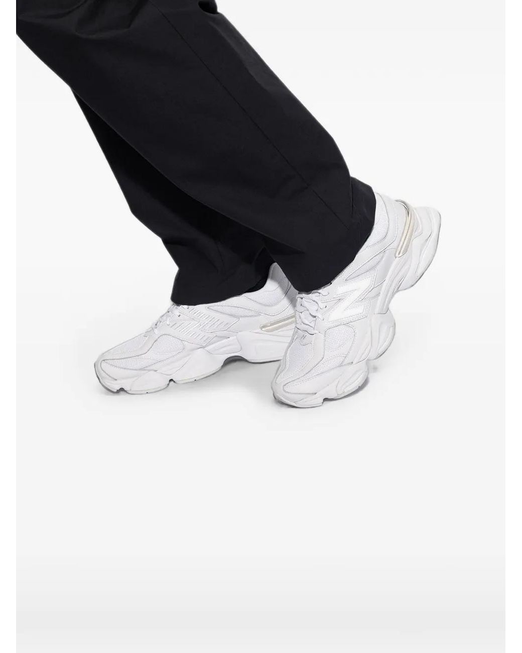 New Balance White 9060 Sneakers