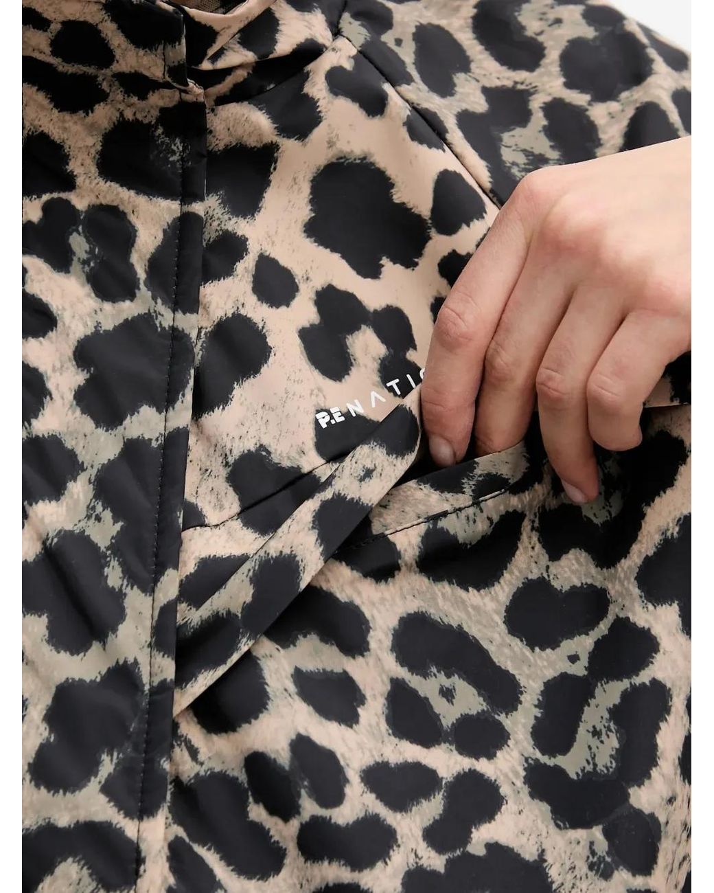 Giacca Con Stampa Leopardata di P.E Nation in Black