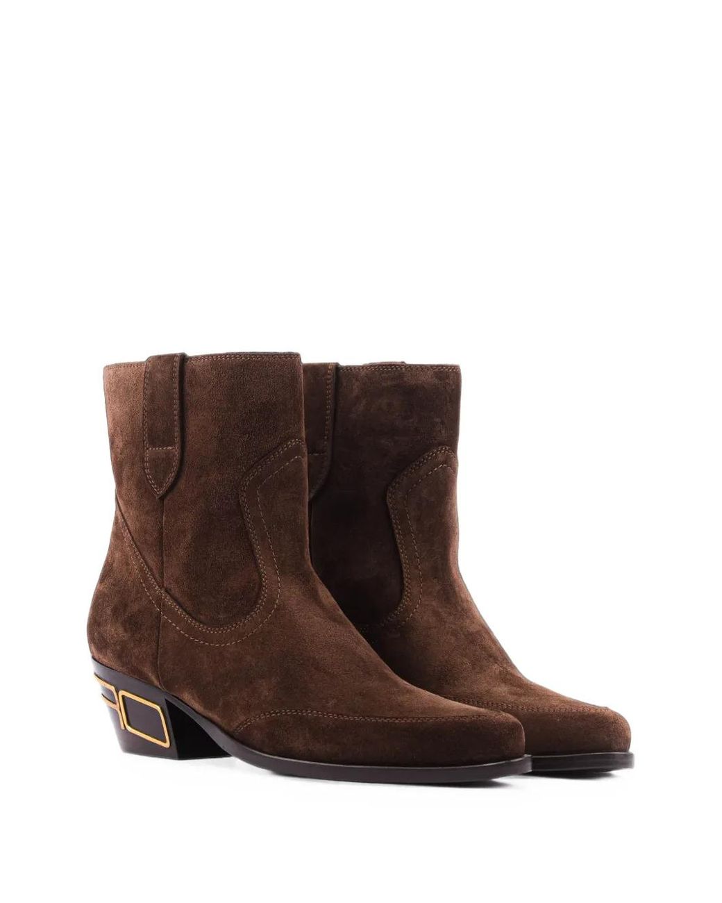 Etro Brown Suede Ankle Boots