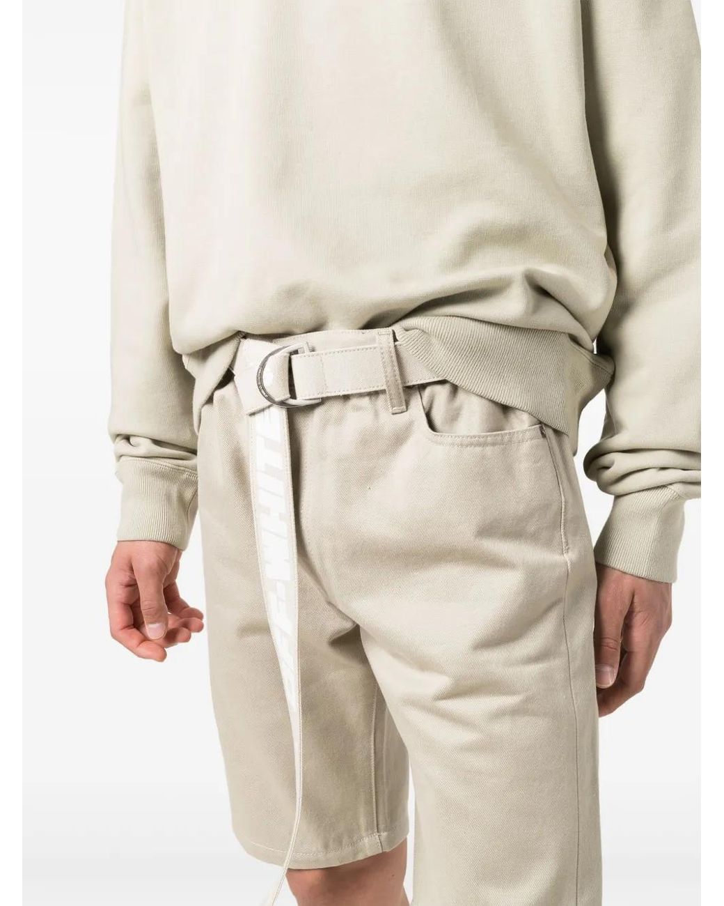 Bermudas Con Cinturón Off-White c/o Virgil Abloh de hombre de color Natural