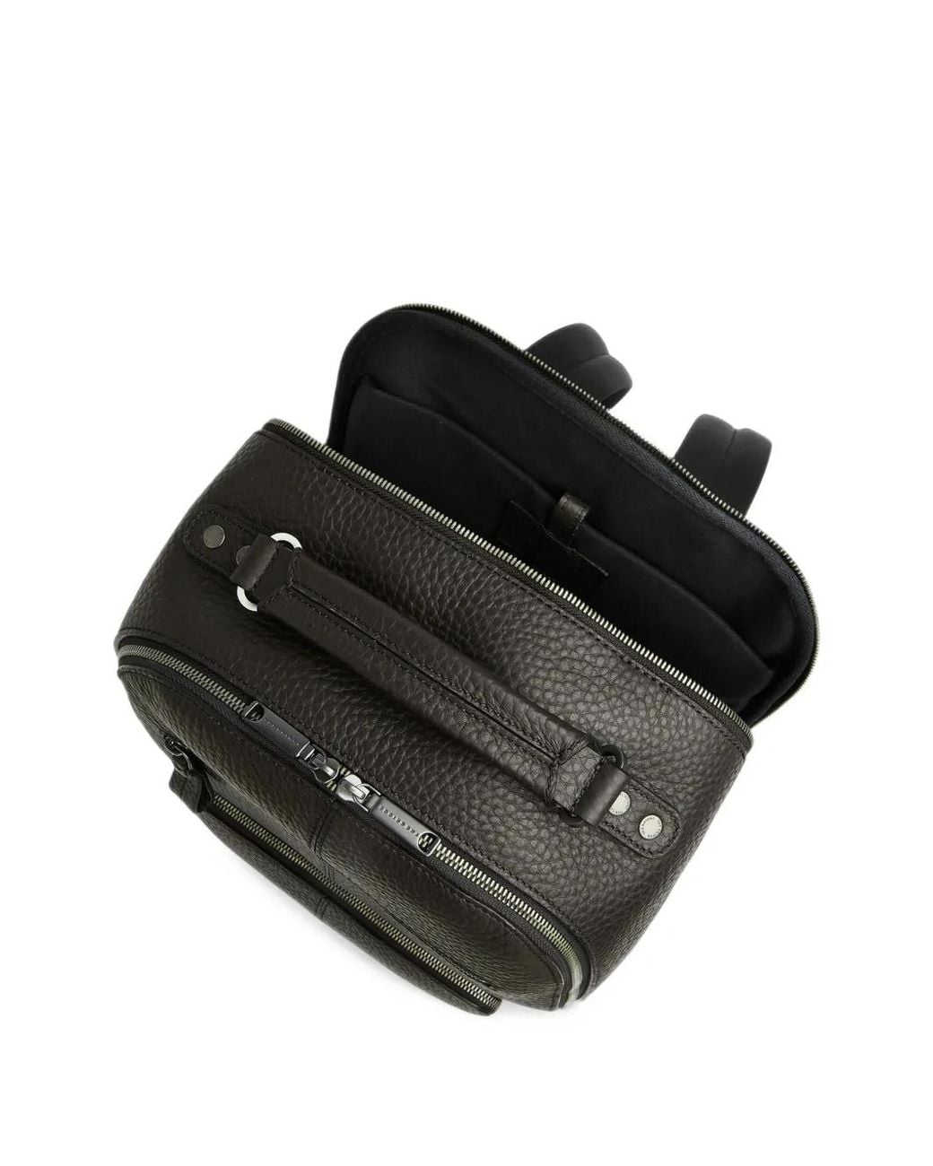 The Bridge Black Sac À Dos Manfredi En Cuir for men