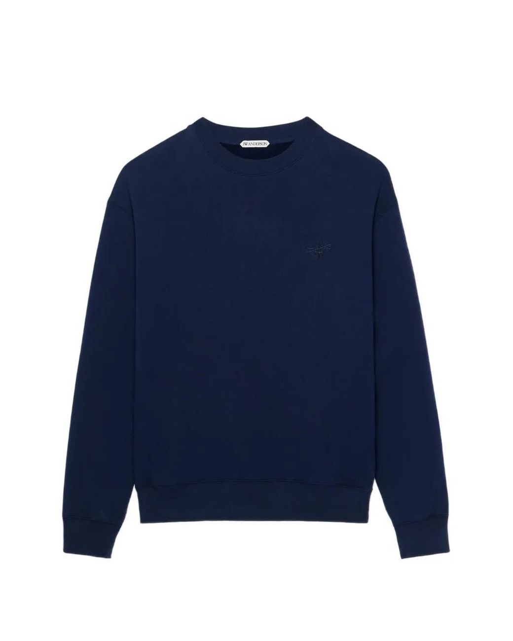 J.W. Anderson Blue Embroidered-Logo Sweater for men