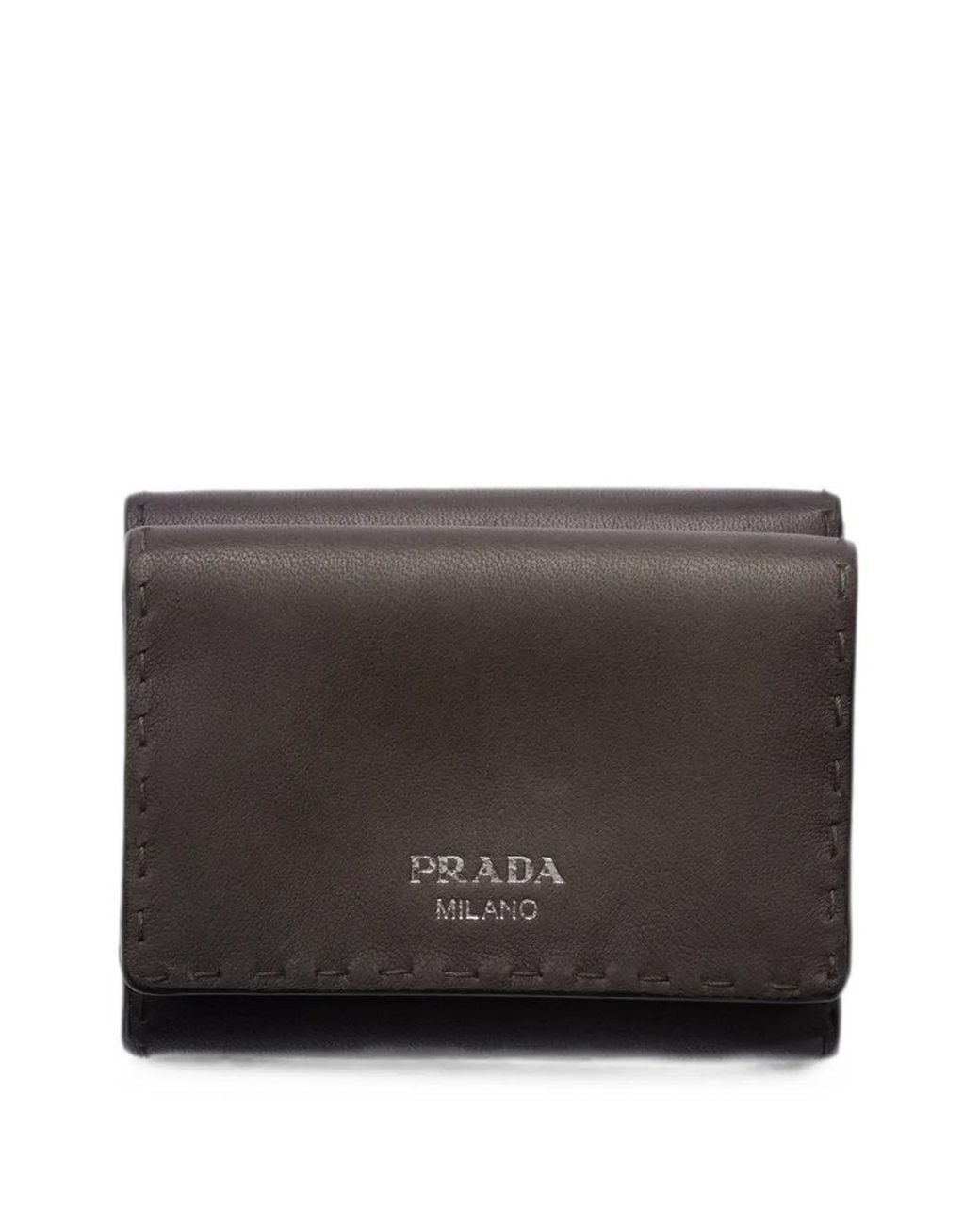 Portafoglio Piccolo di Prada in Gray da Uomo